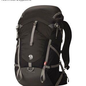 Mountain Hardwear Black 36L Rainshadow Waterproof Hiking Backpack.  Used